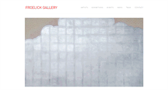 Desktop Screenshot of froelickgallery.com